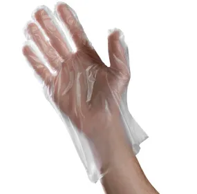 (140 Case/Full Pallet) Ambitex 11" Embossed Poly Gloves | Case of 10,000