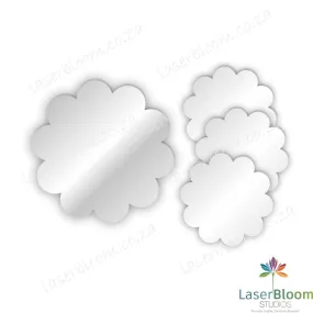 Acrylic Blank Baby Milestone Daisy Flower Set- Select Your Thickness (1.5mm, 2mm, 3mm)