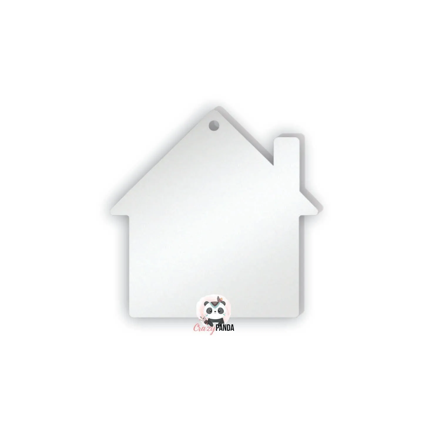 Acrylic Blank Clear House (Sizes) {Recommended for Sublimation}