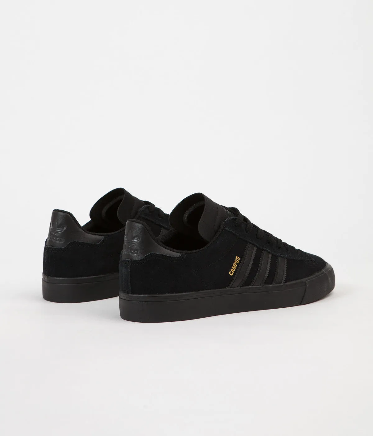 Adidas Campus Vulc II Shoes - Core Black / Core Black / Core Black