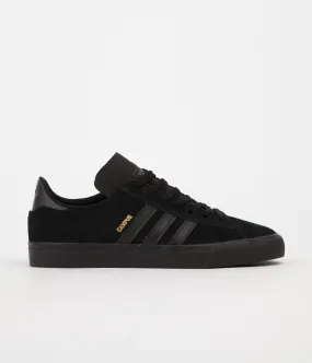 Adidas Campus Vulc II Shoes - Core Black / Core Black / Core Black