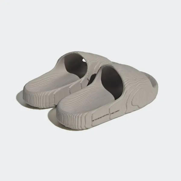 Adidas Men's Adilette 22 Slides - Light Brown / Core Black