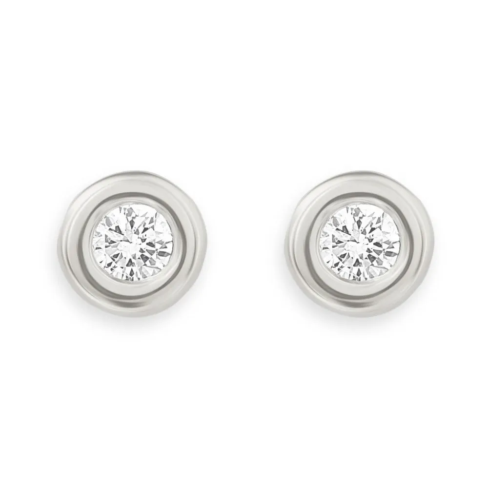 Baby Stud Earrings With Diamond