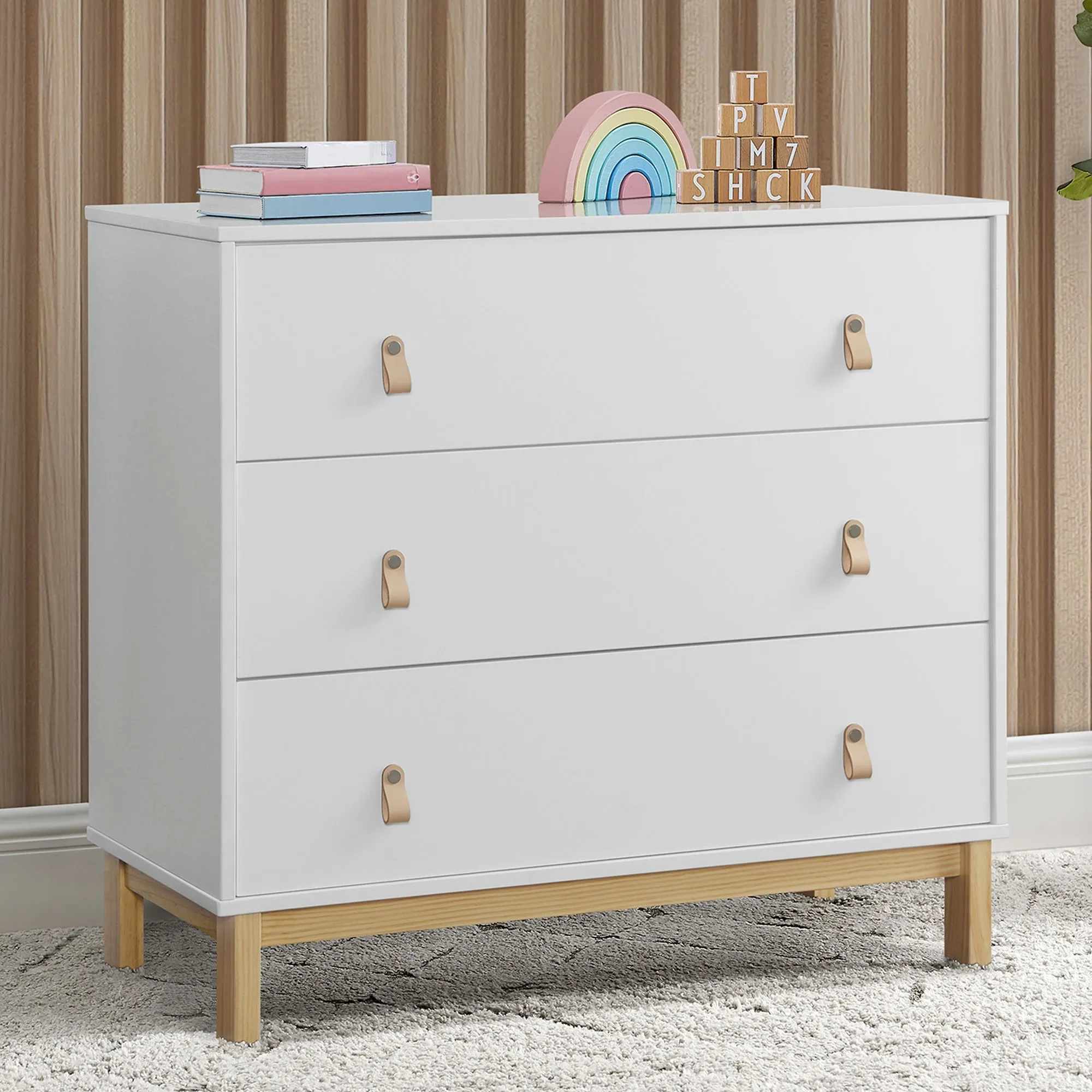 babyGap Legacy 3 Drawer Dresser with Leather Pulls