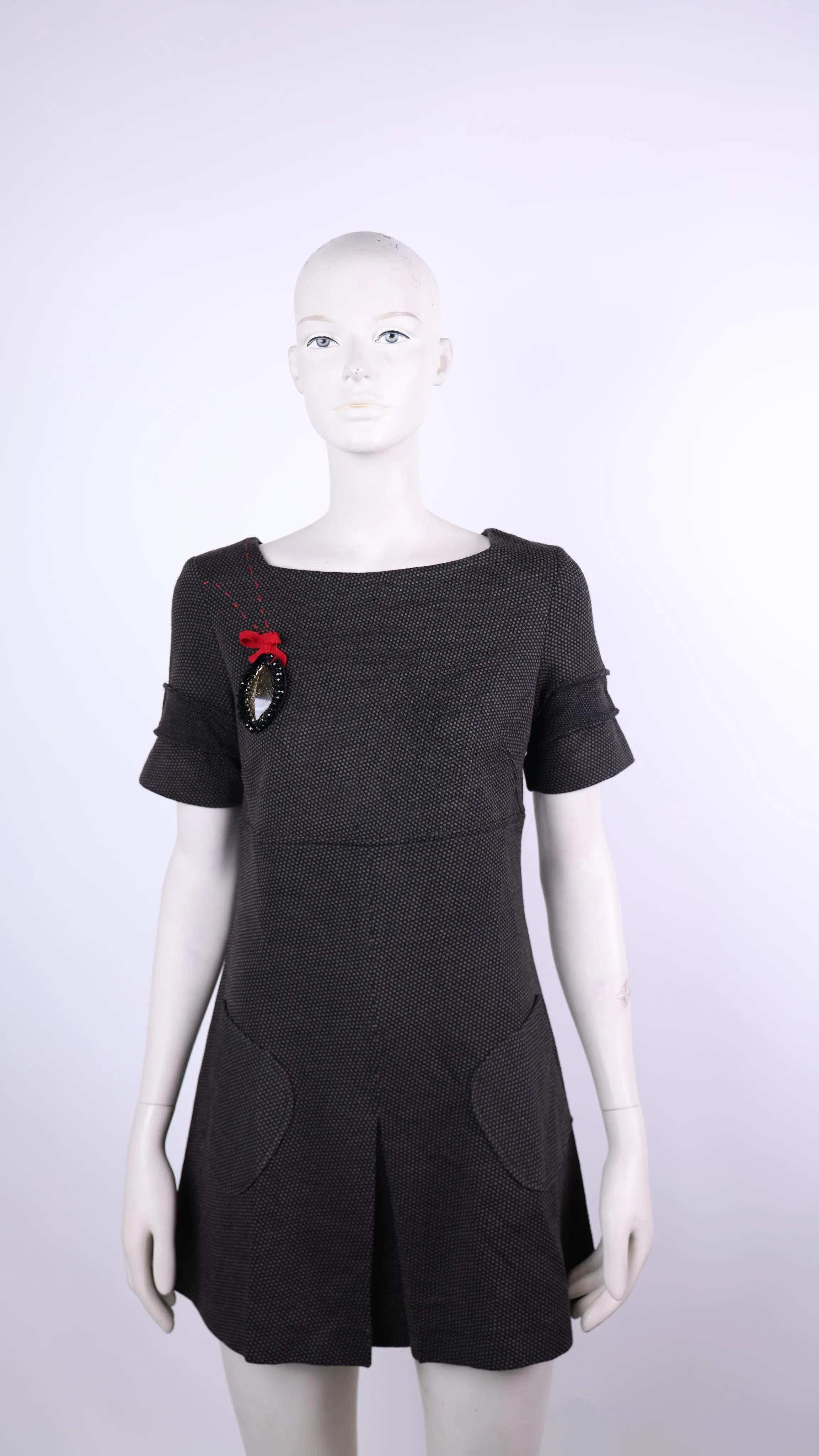 Badoo dark grey short dress