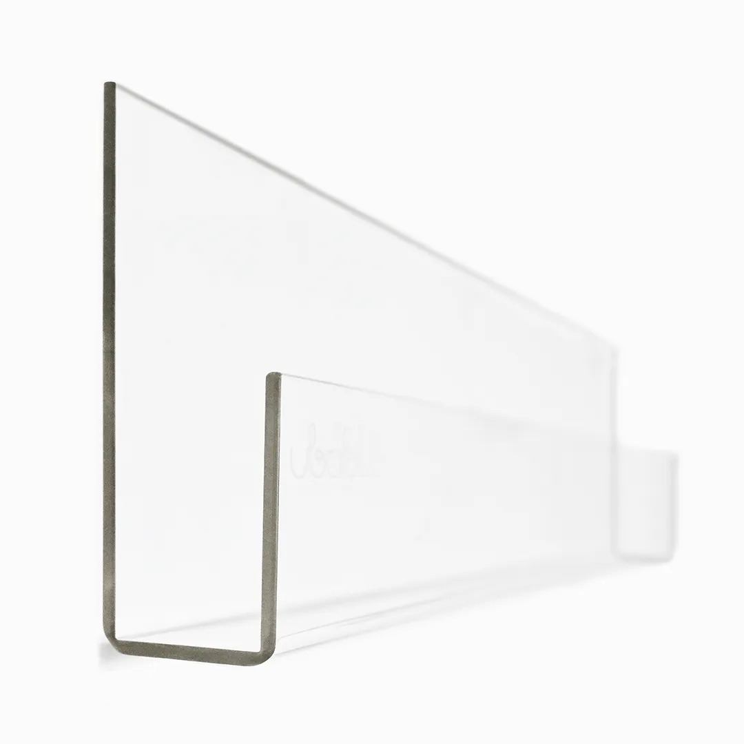 Booksee Clear Acrylic Wall Bookshelf Set