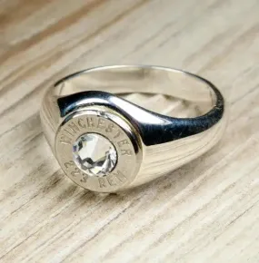 Bullet Ring Solid .925 Sterling Silver Bullet Jewelry, 223, AR-15