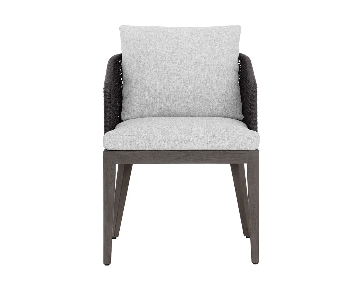 Capri Dining Armchair - Smoke Grey