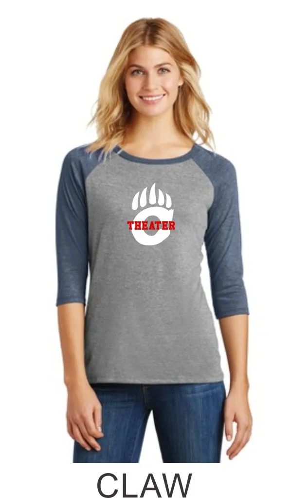 Chap Theater Claw Raglan-Matte or Glitter