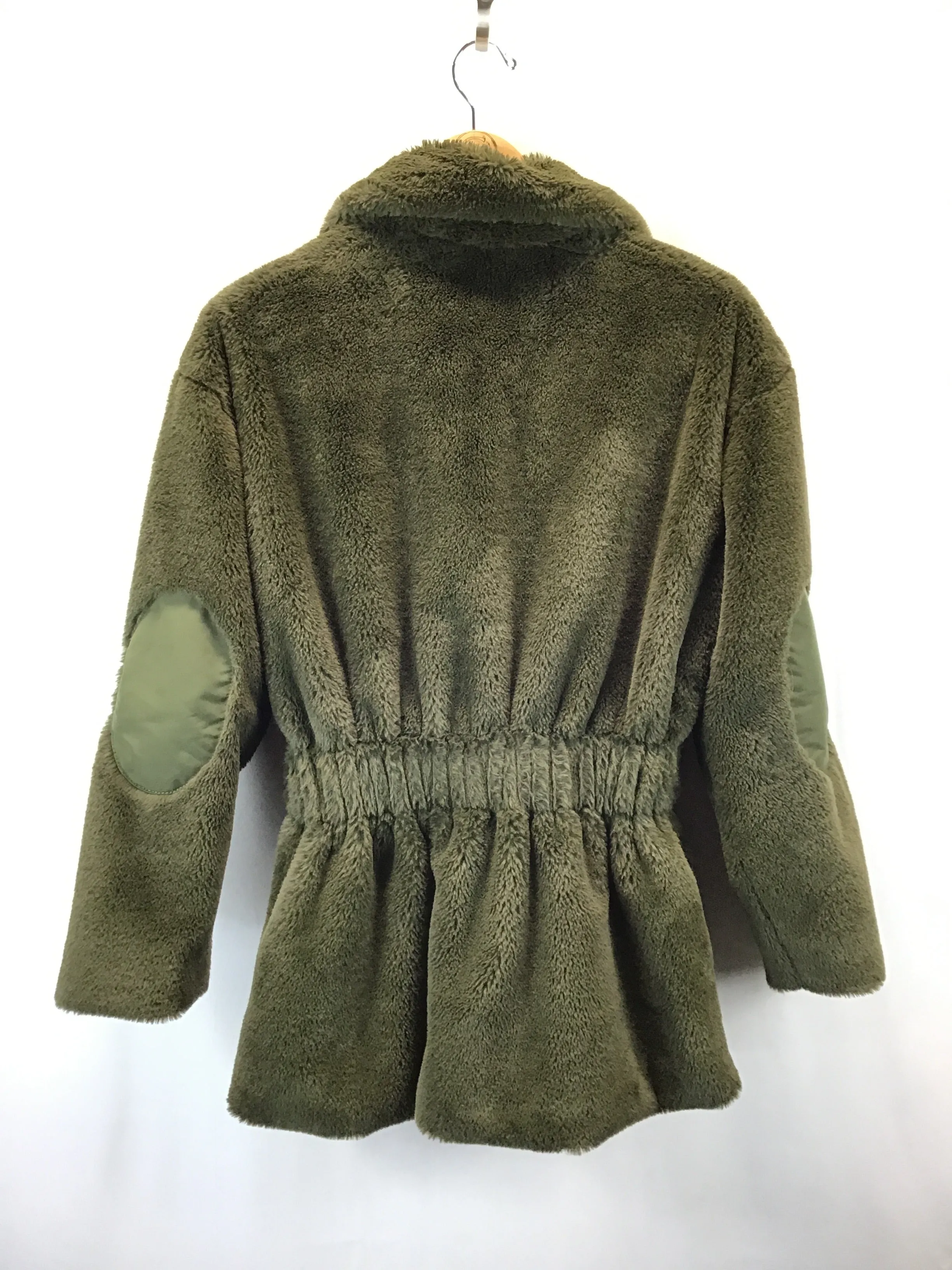 Coat Faux Fur & Sherpa By Blanknyc In Green, Size: Xs