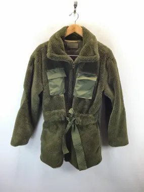 Coat Faux Fur & Sherpa By Blanknyc In Green, Size: Xs