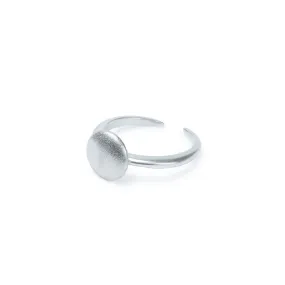 Luna Menuda Adjustable Ring - Silver