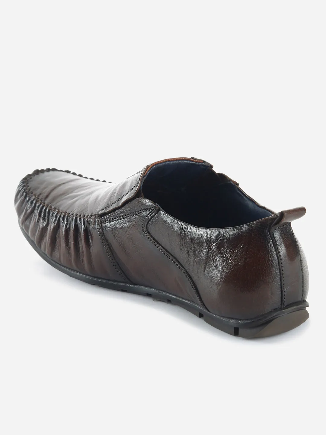 Men's Wine Opulent Textured Slip On (ID1124)