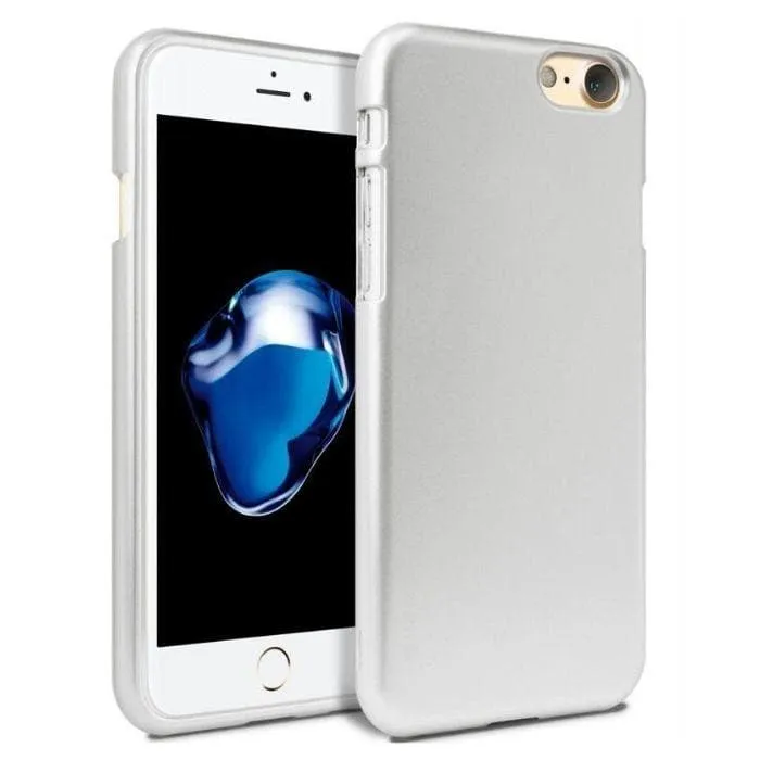 Mercury Jelly Case for iPhone 6/6s Plus - Metal Silver