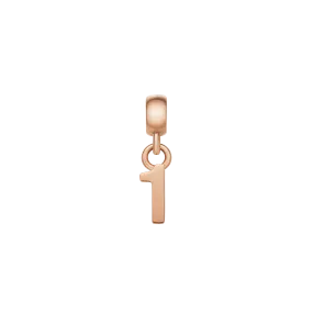 Number Charm Rose Gold