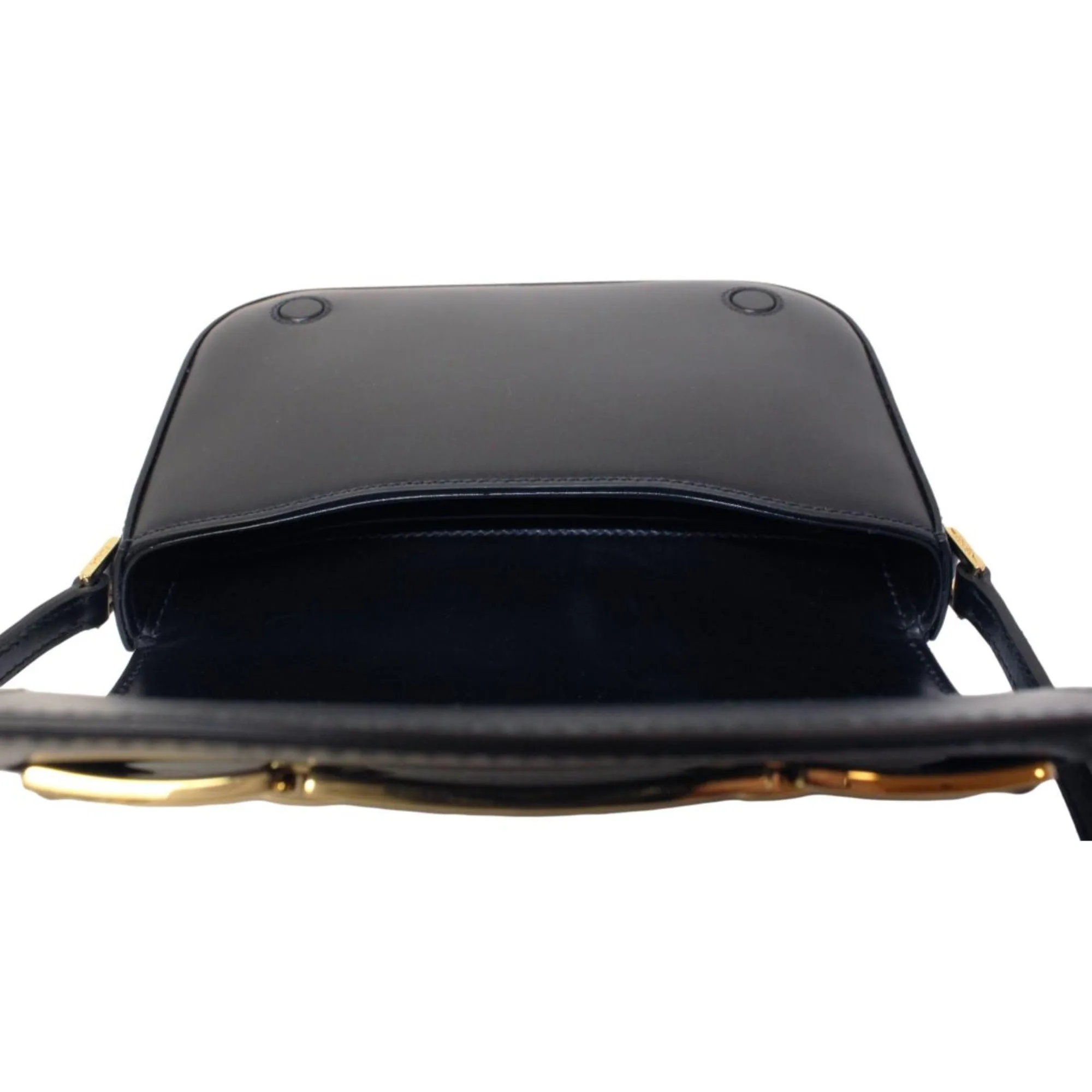 Prada City Calf Leather Black Crossbody Flap Bag