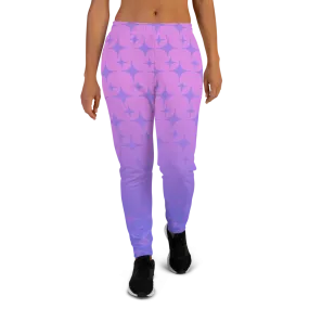 Purple Ghost Sparkle Joggers (Women's XS-3XL)