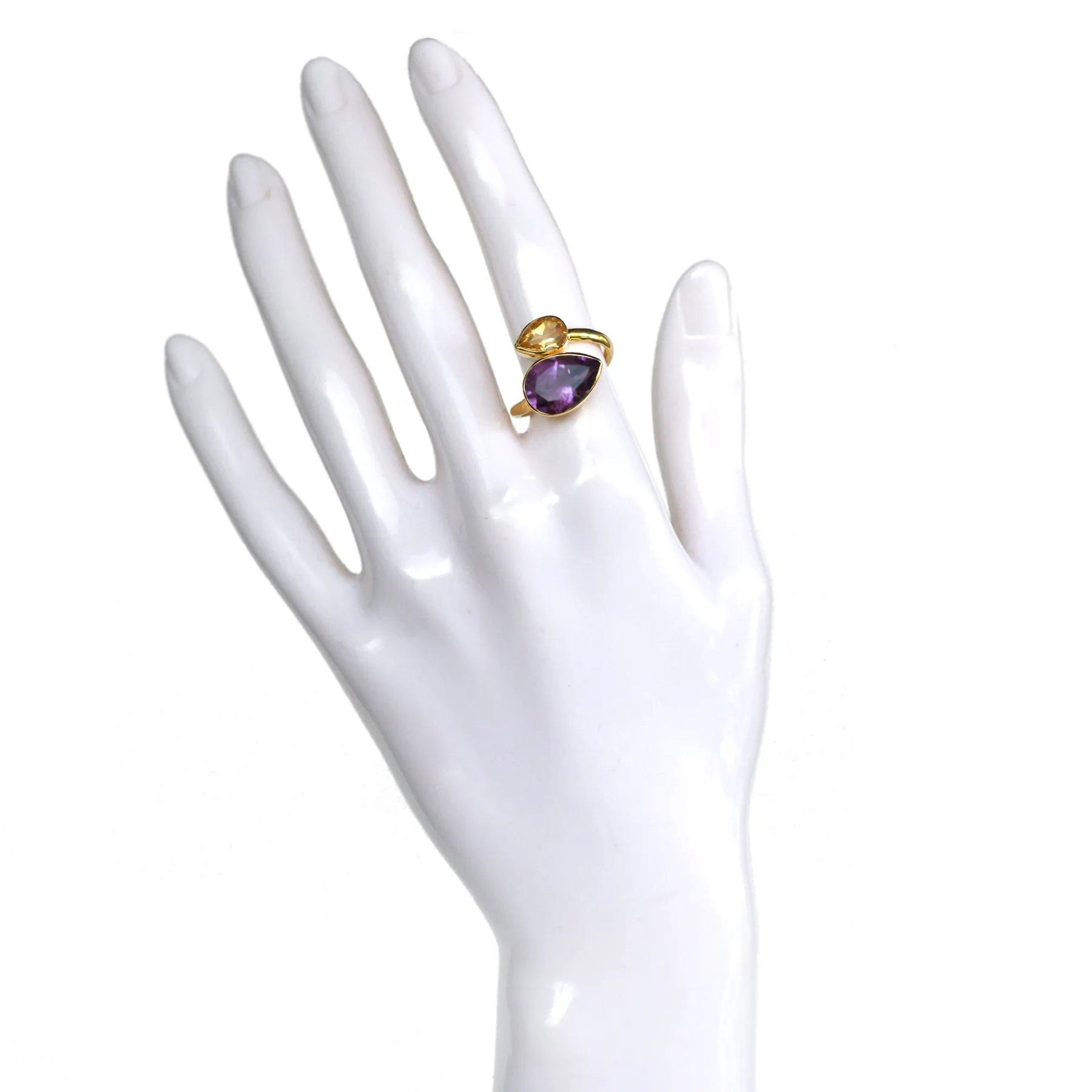 Ring - Amethyst & Citrine