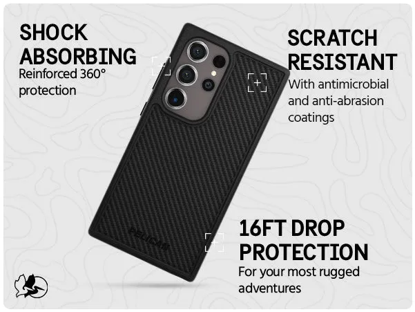 Shield Case For Samsung Galaxy S24 Ultra - Carbon