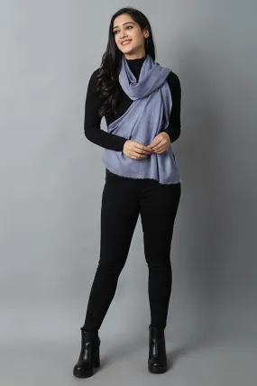 Stone Blue Cashmere-Pashmina Stole