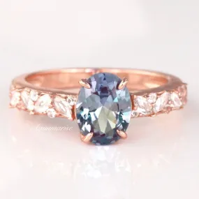 Tacori Alexandrite Ring- 14K Rose Gold Vermeil