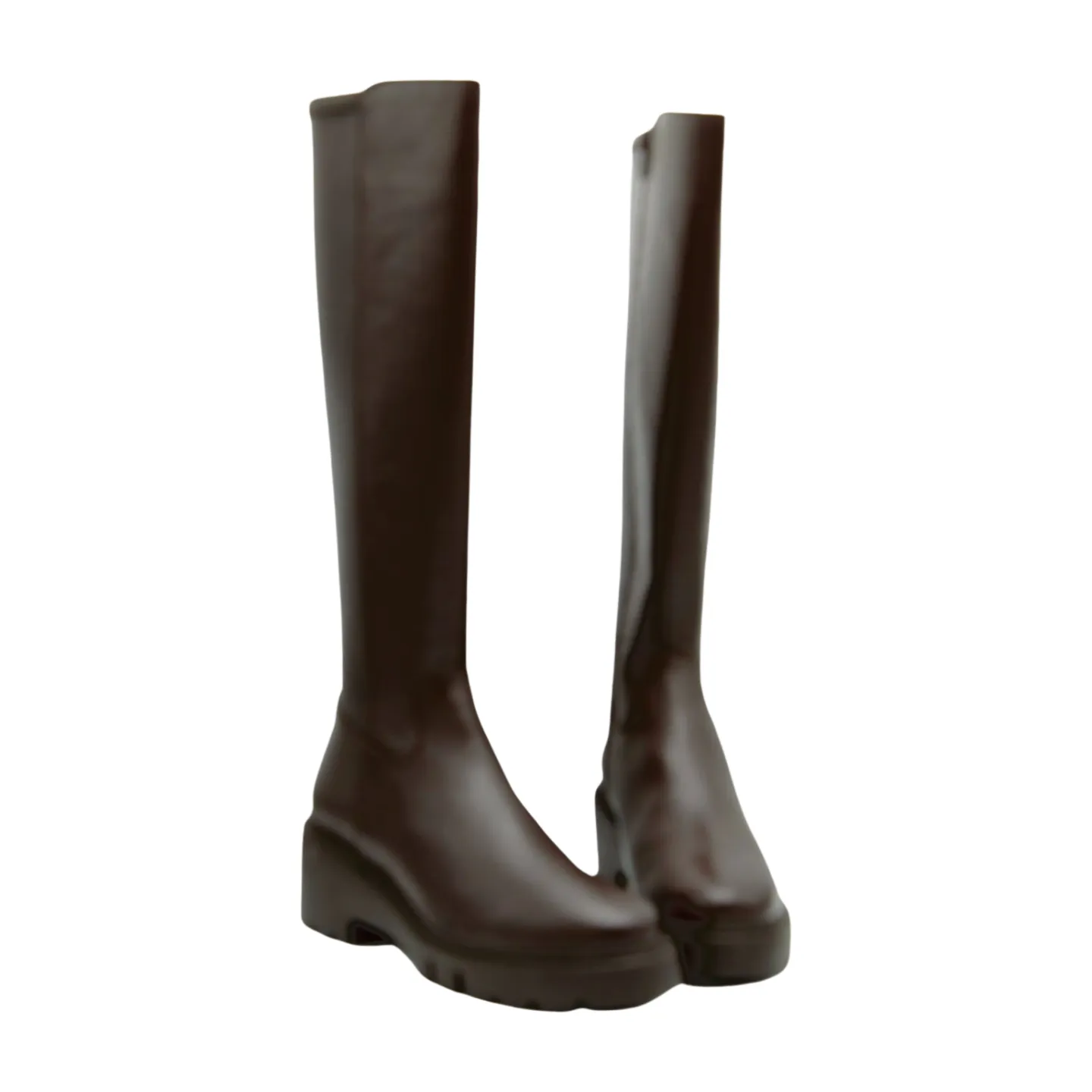 Unisa Brown Leather Knee Boot JACE