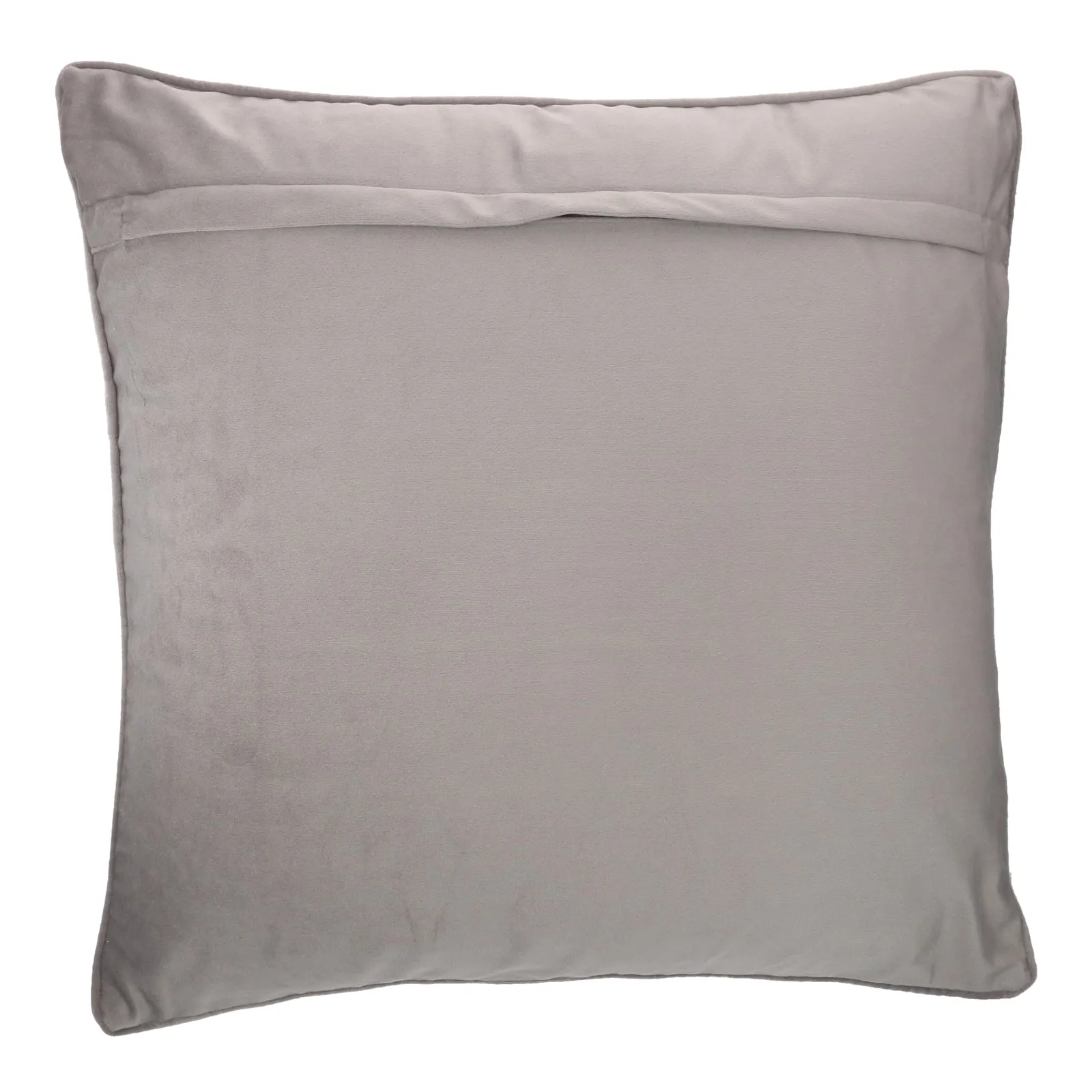 Velvet Silver Blue Floral Cushion