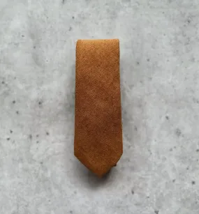 Vintage Tan Cotton Neck Tie