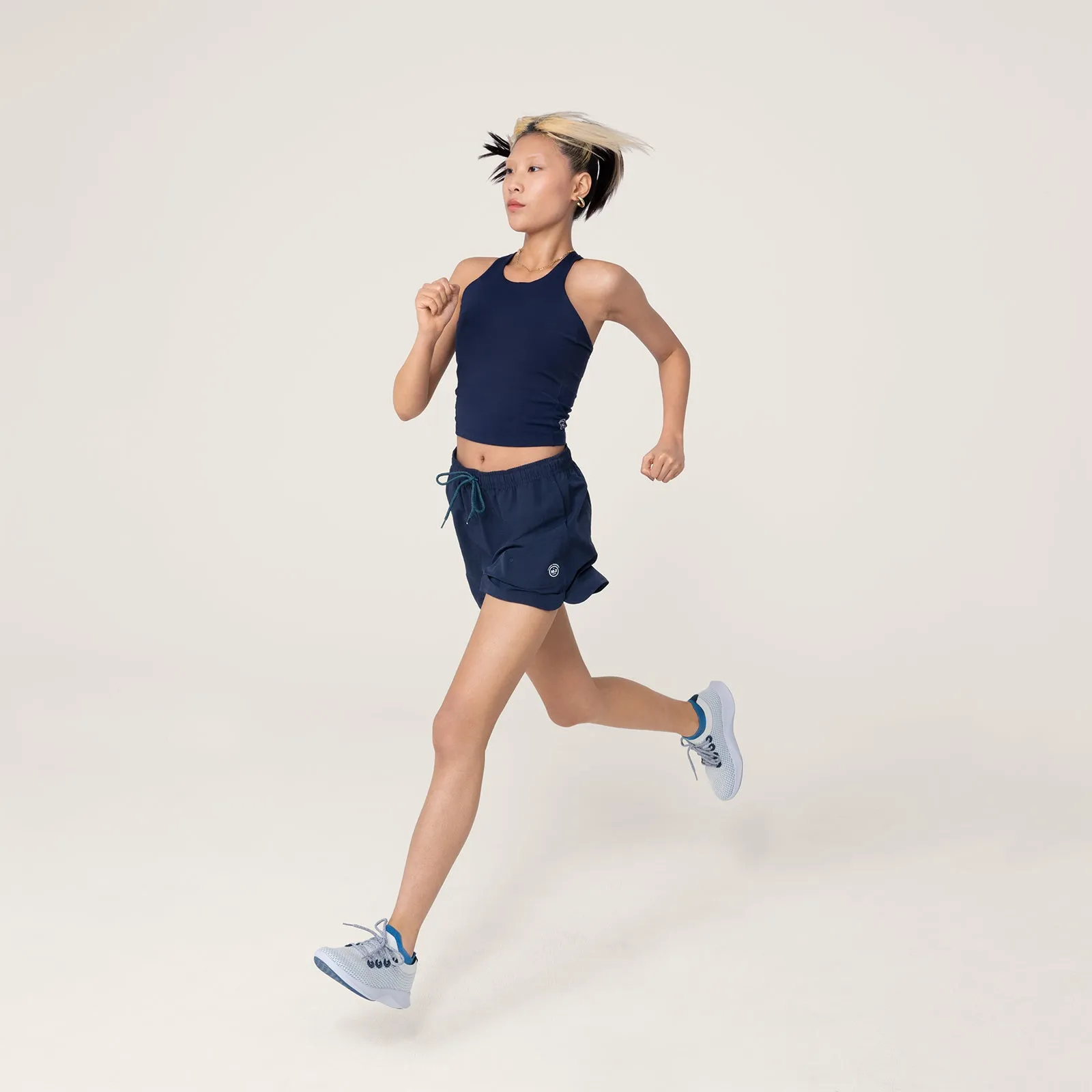 Women's Natural Run Form Tank - True Navy