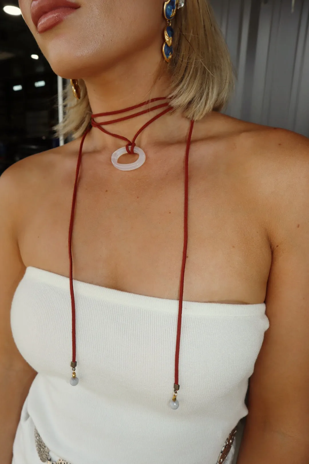 Wrapped Up Choker Necklace